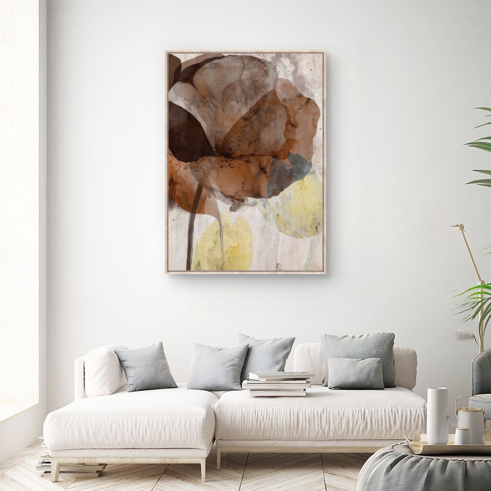 Tableau Fleurs abstraites