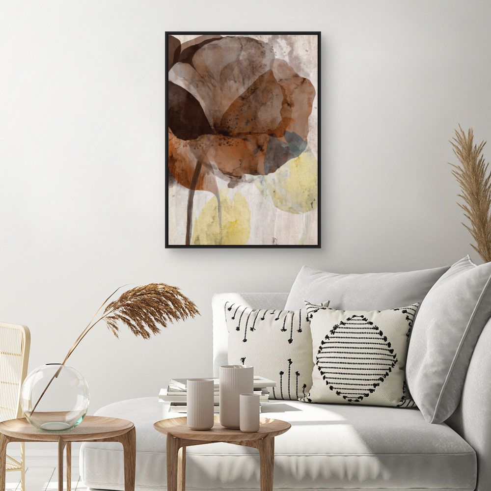 Tableau Fleurs abstraites
