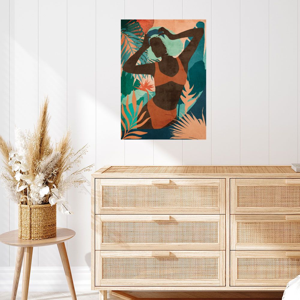 Affiche Silhouette tropicale