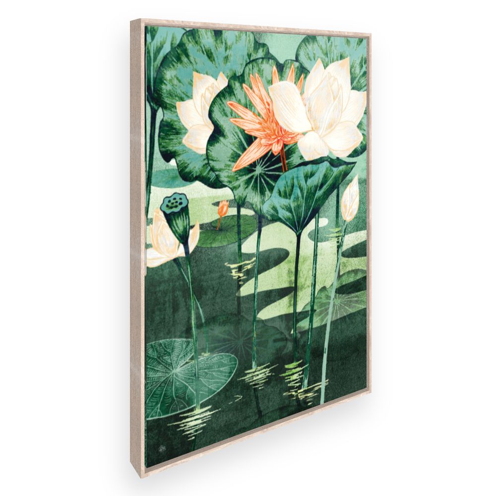 Toile Lotus élégants