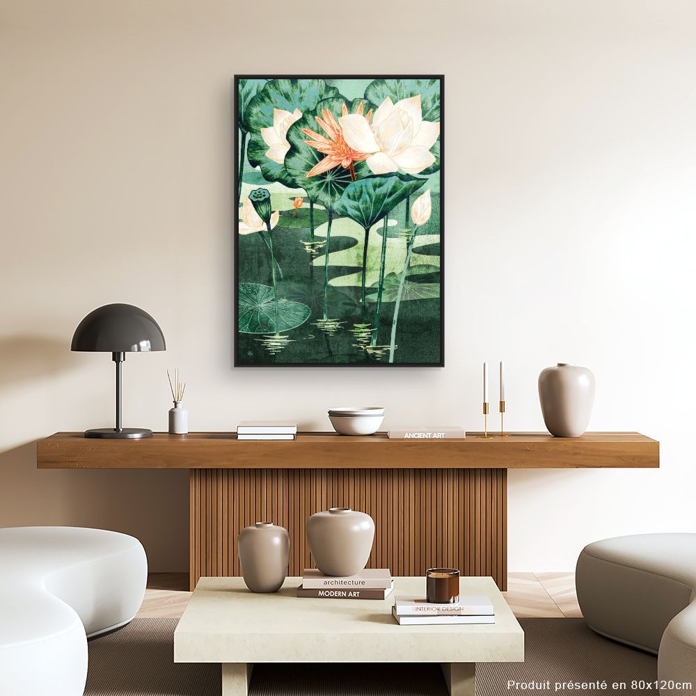 Tableau Lotus élégants