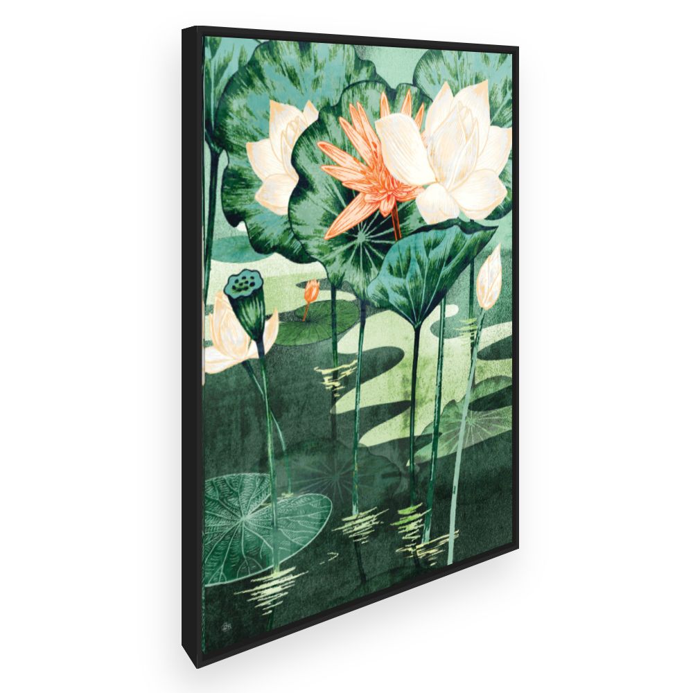 Toile Lotus élégants