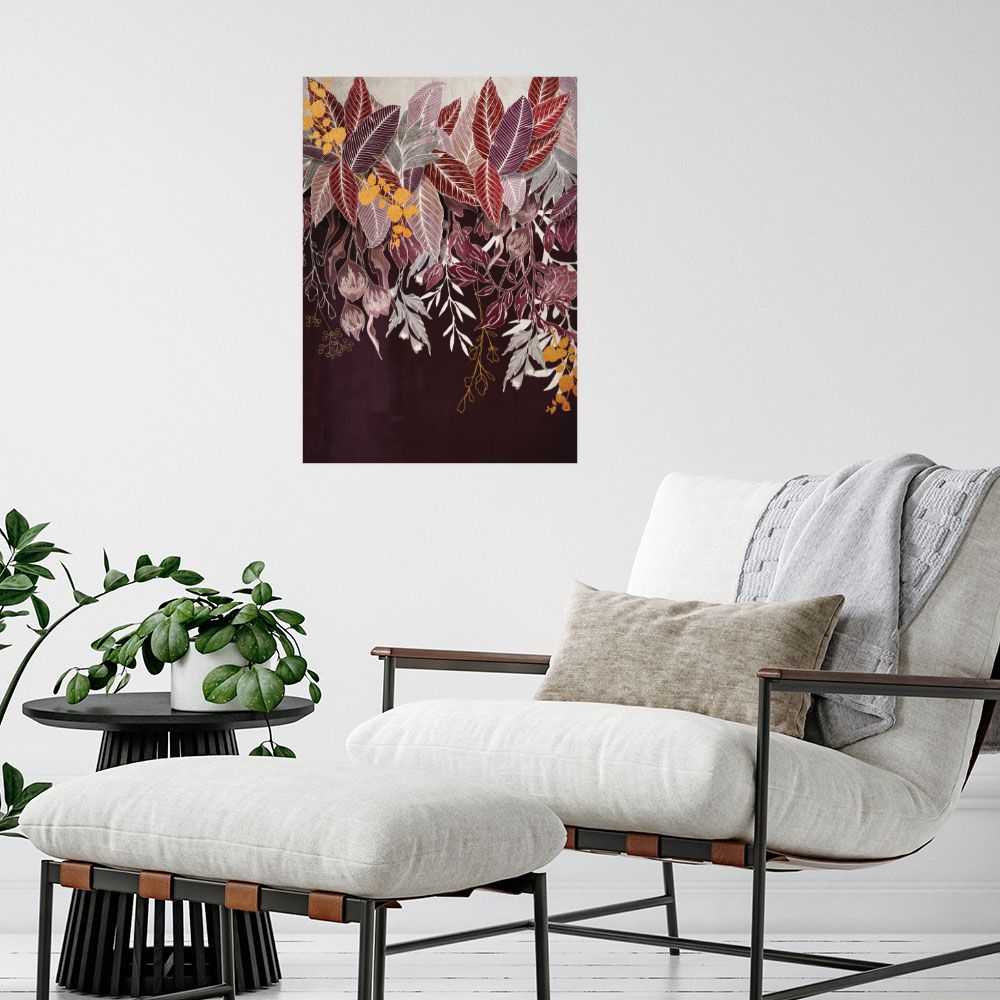 Affiche Feuillage artistique