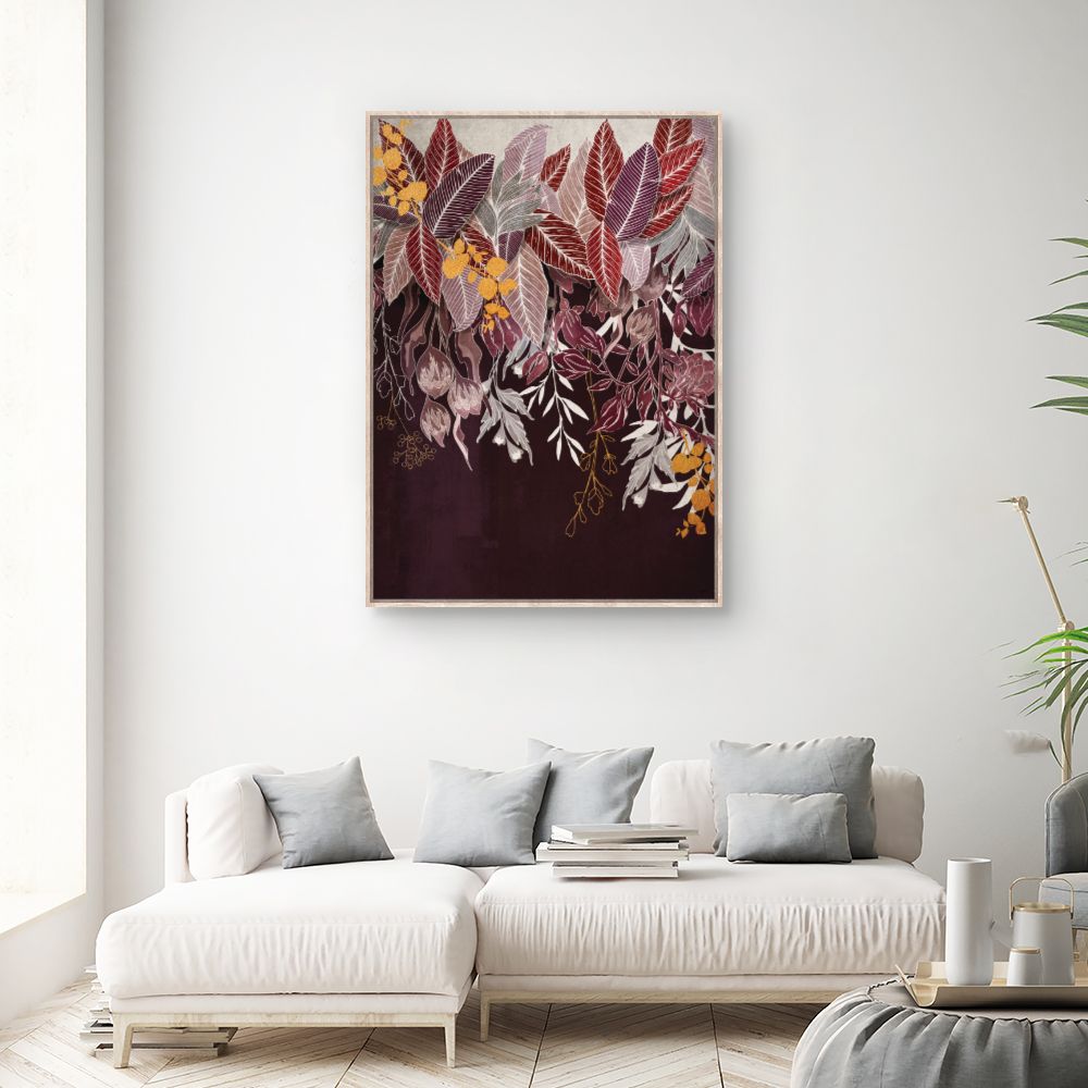Tableau Feuillage exotique
