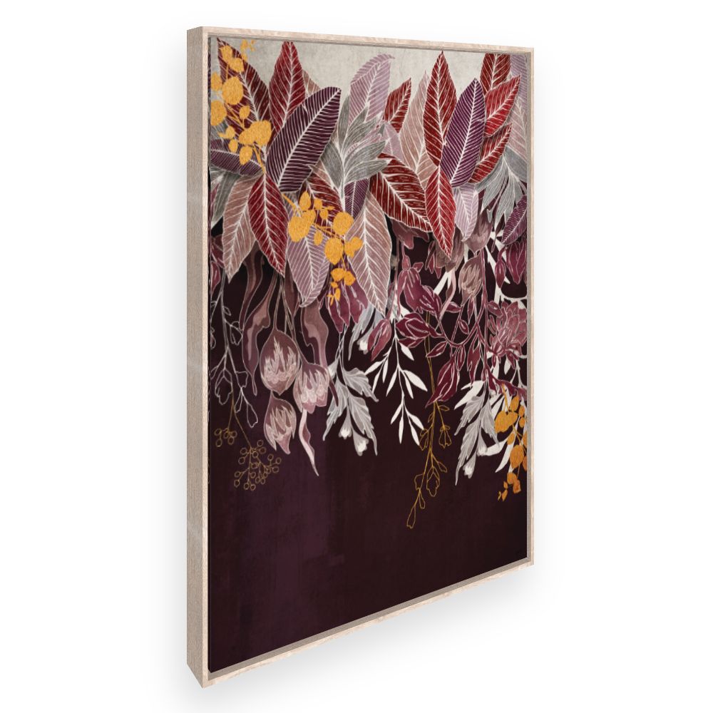 Toile Feuillage exotique