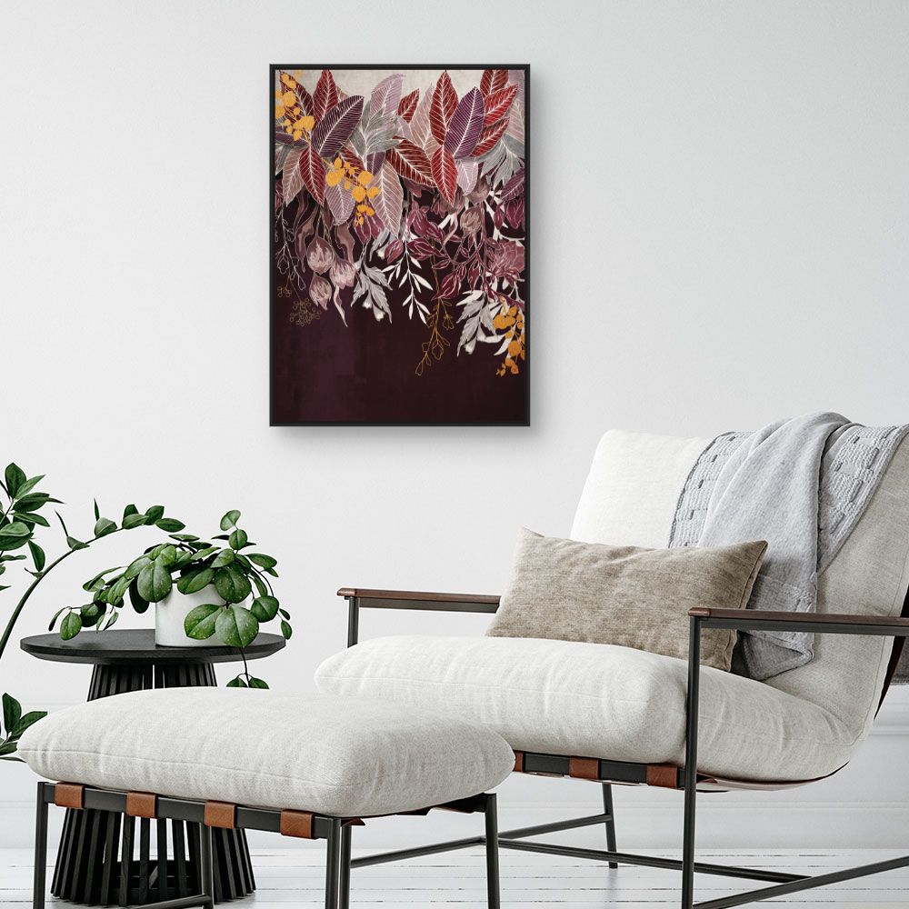 Tableau Feuillage exotique