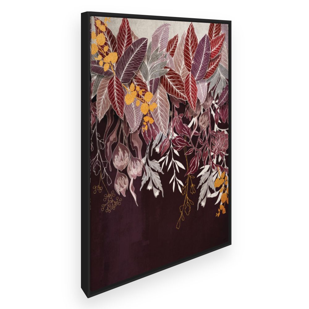 Toile Feuillage exotique