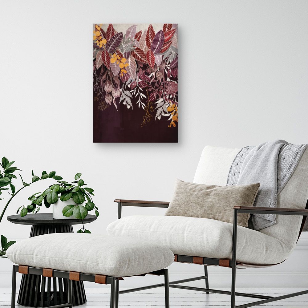 Tableau Feuillage exotique