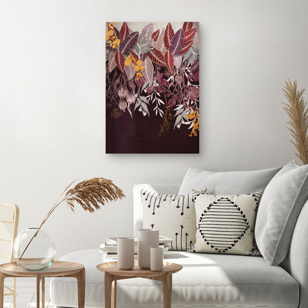 Tableau Feuillage exotique