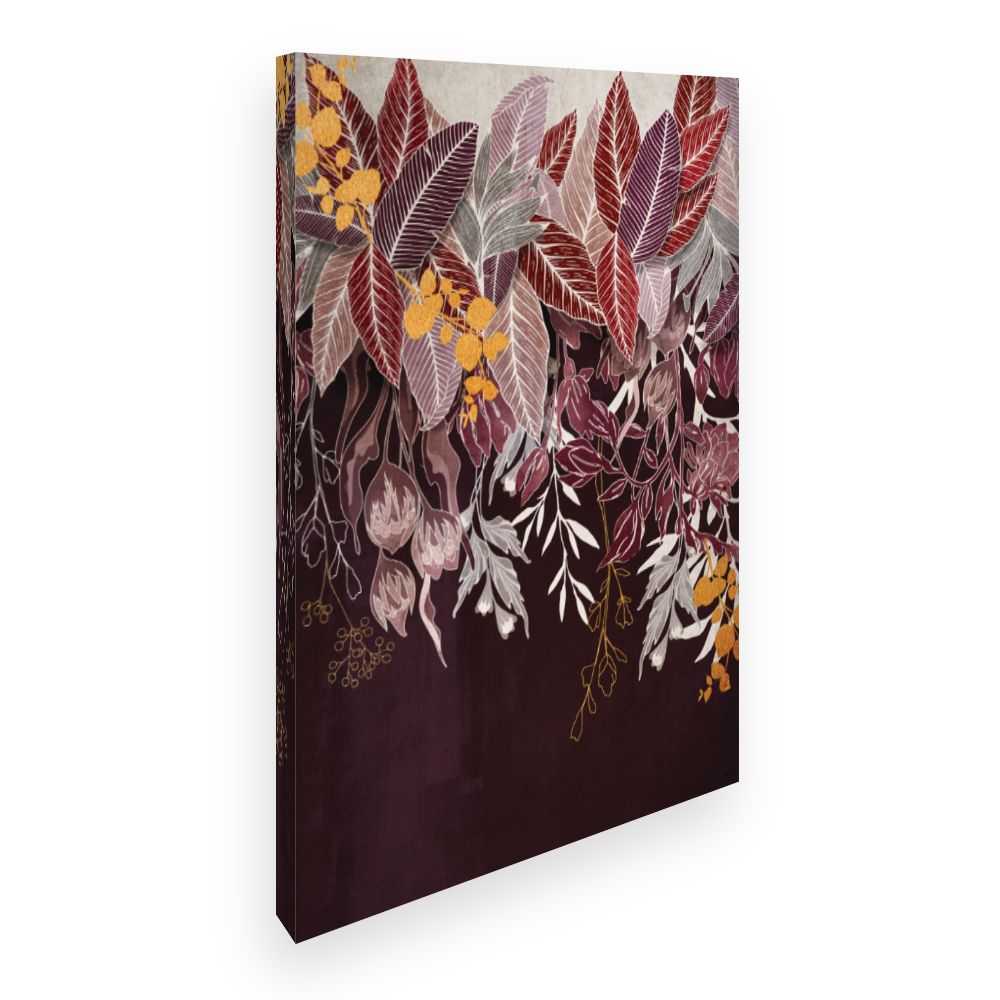 Toile Feuillage exotique
