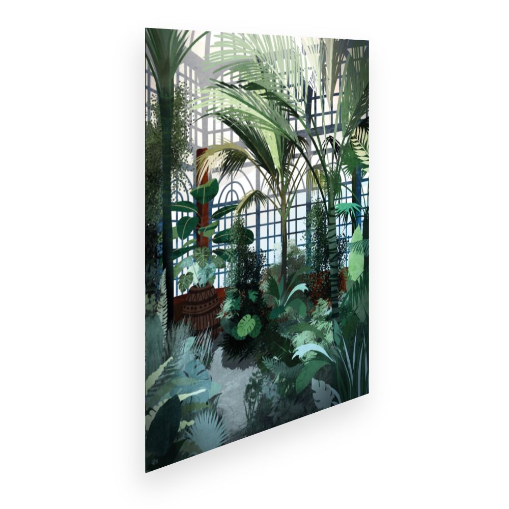 Affiche Serre tropicale luxuriante