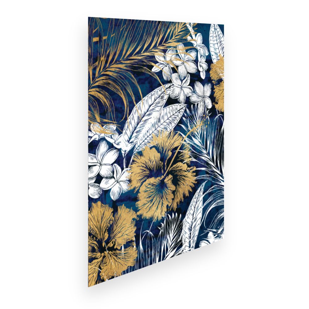 Affiche Fleurs tropicales exotiques