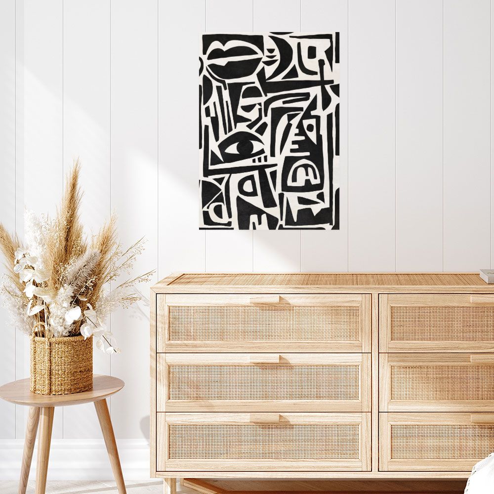 Affiche Formes abstraites captivantes