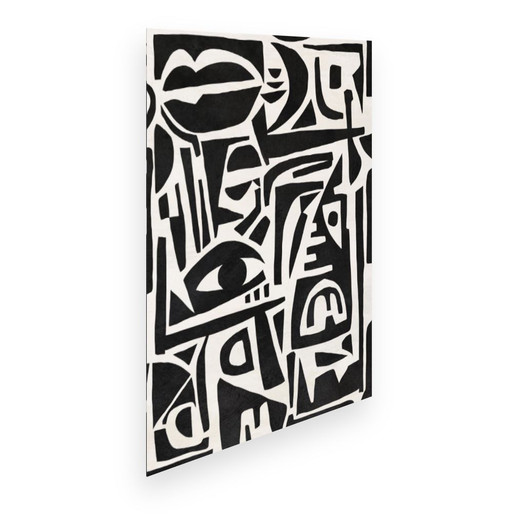 Affiche Formes abstraites captivantes