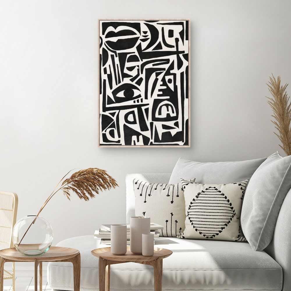 Tableau Formes abstraites captivantes