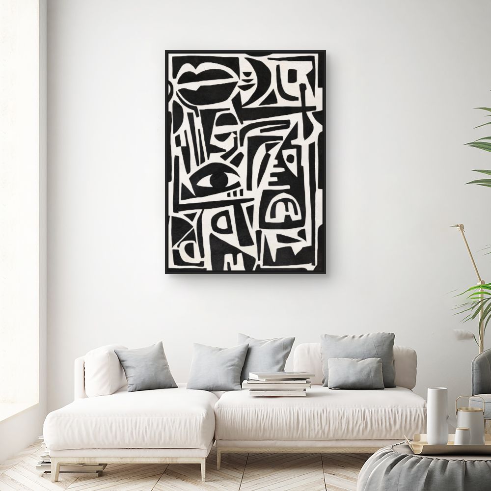 Tableau Formes abstraites captivantes