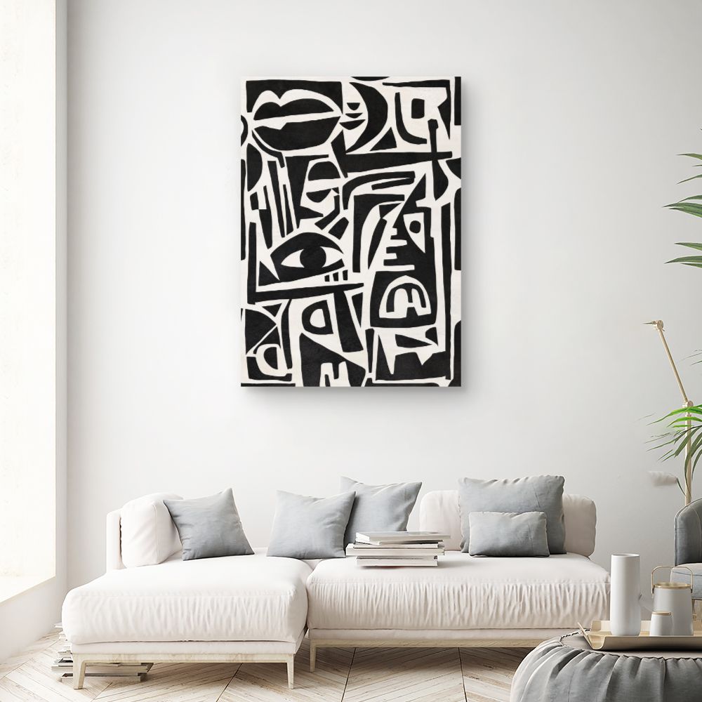 Tableau Formes abstraites captivantes