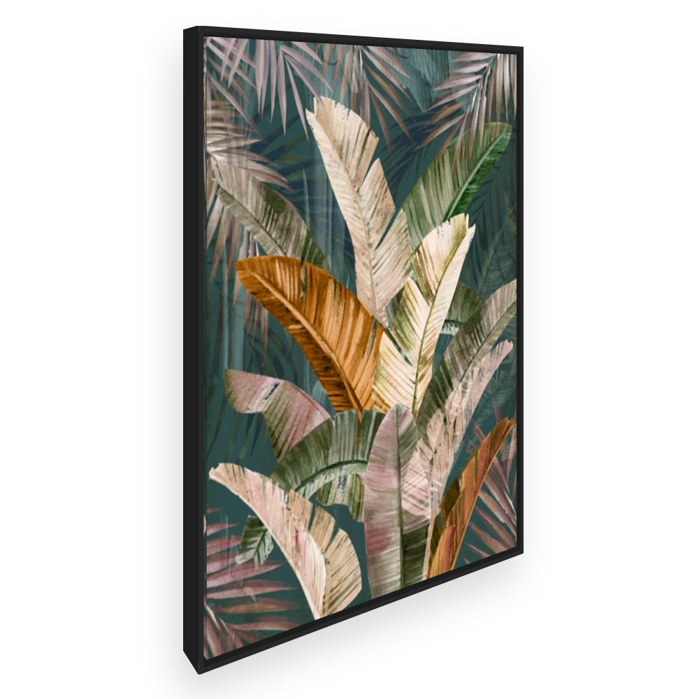 Toile Feuillages exotiques