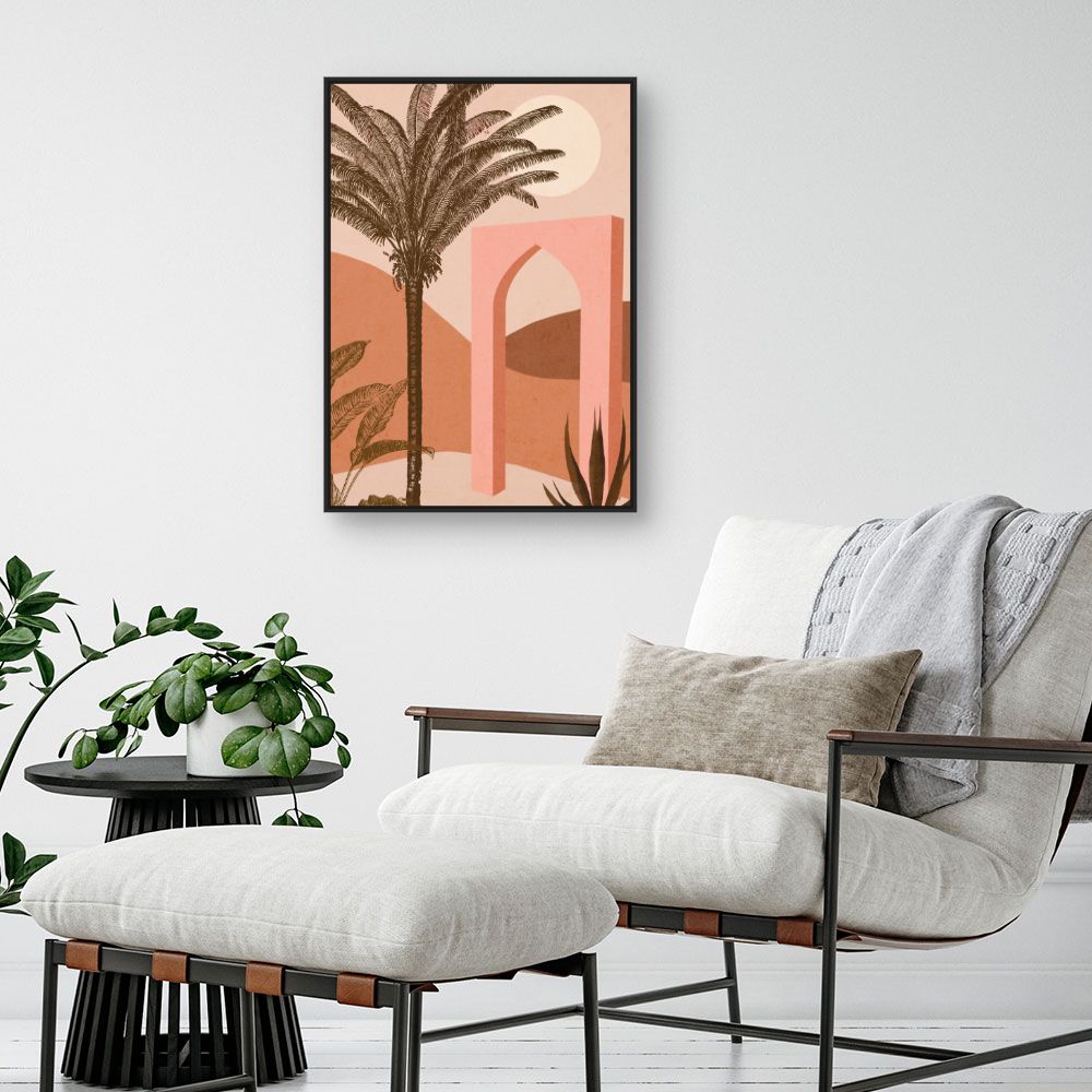 Tableau Paysage exotique rêveur