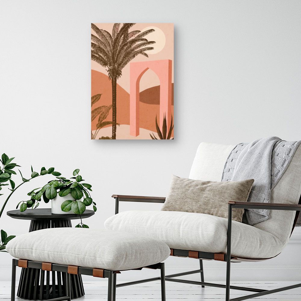 Tableau Paysage exotique rêveur
