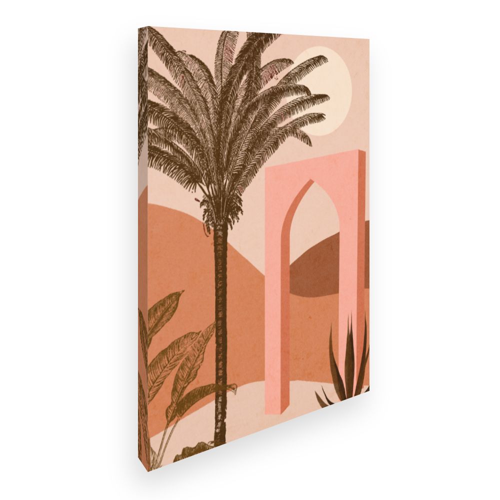 Toile Paysage exotique rêveur