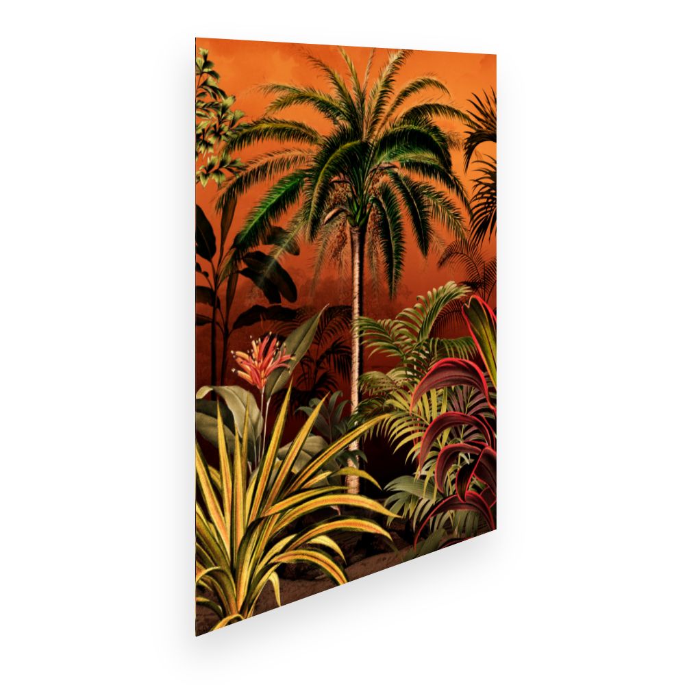 Affiche Jungle exotique luxuriante