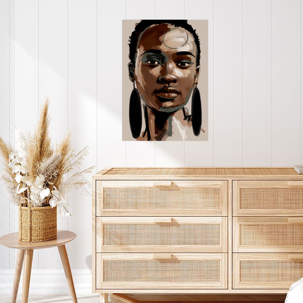 Affiche Portrait intense