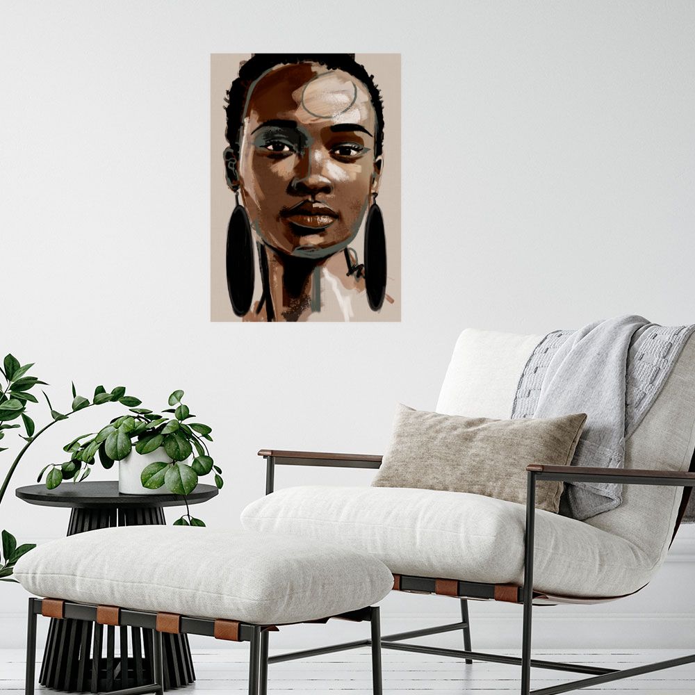 Affiche Portrait intense