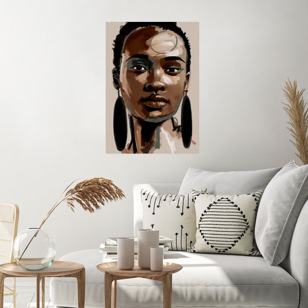 Affiche Portrait intense