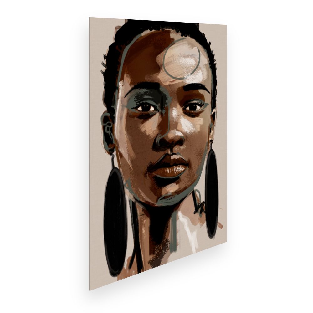 Affiche Portrait intense