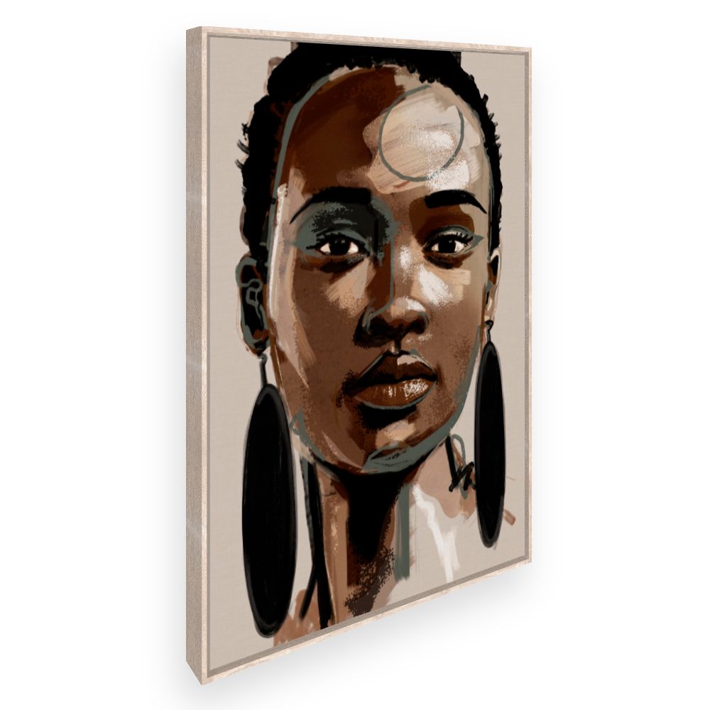 Toile Portrait artistique