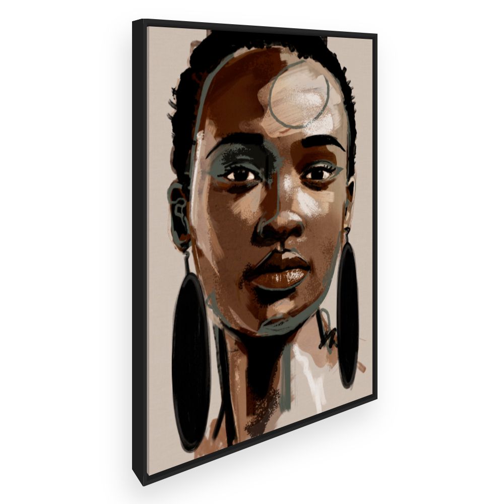 Toile Portrait artistique