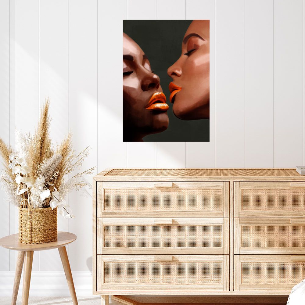 Affiche Élégant baiser