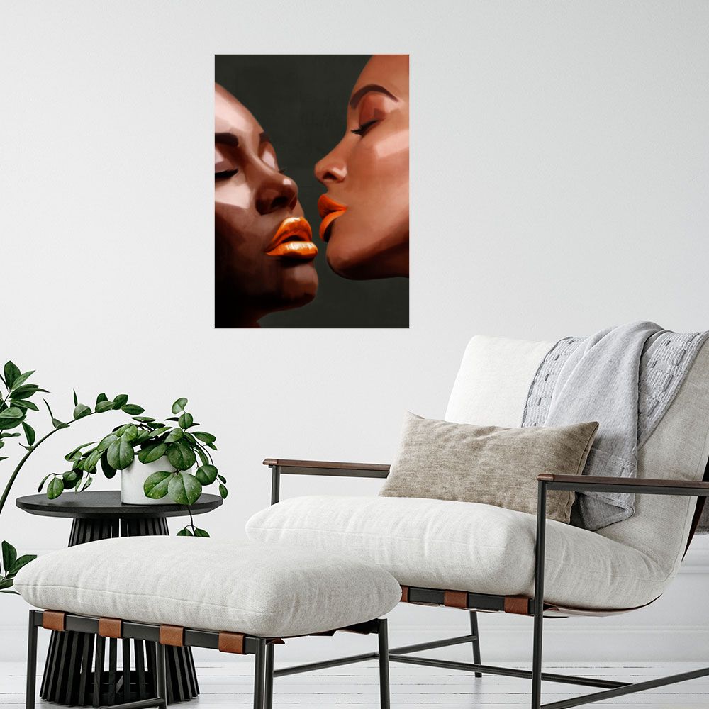 Affiche Élégant baiser