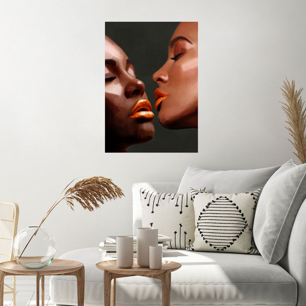 Affiche Élégant baiser