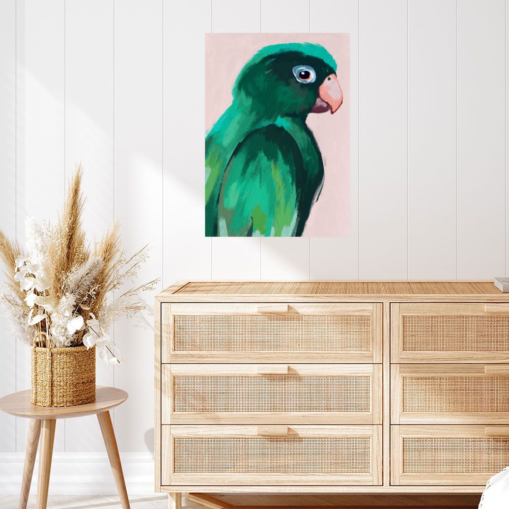 Affiche Perroquet vibrant