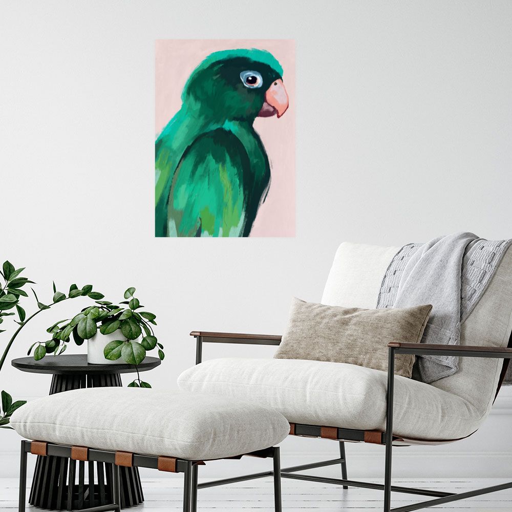 Affiche Perroquet vibrant