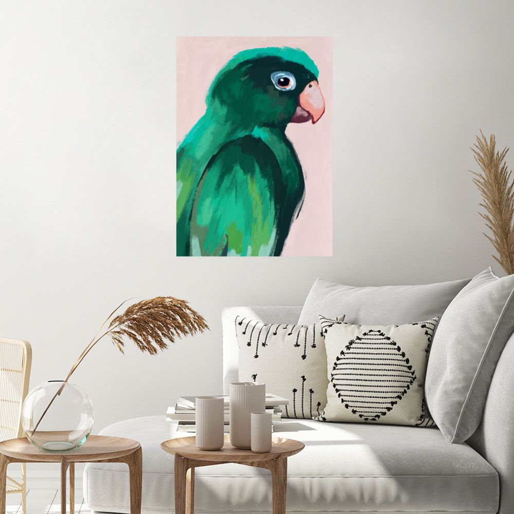 Affiche Perroquet vibrant