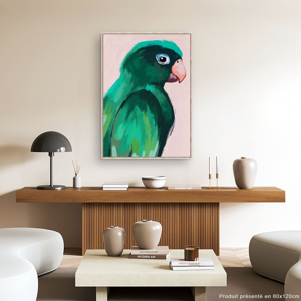 Tableau Perroquet éclatant
