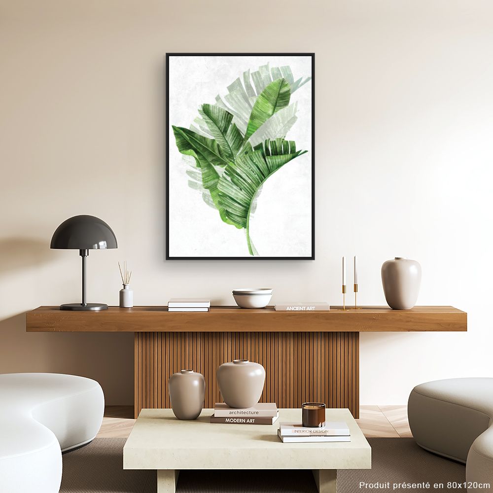 Tableau Feuilles tropicales