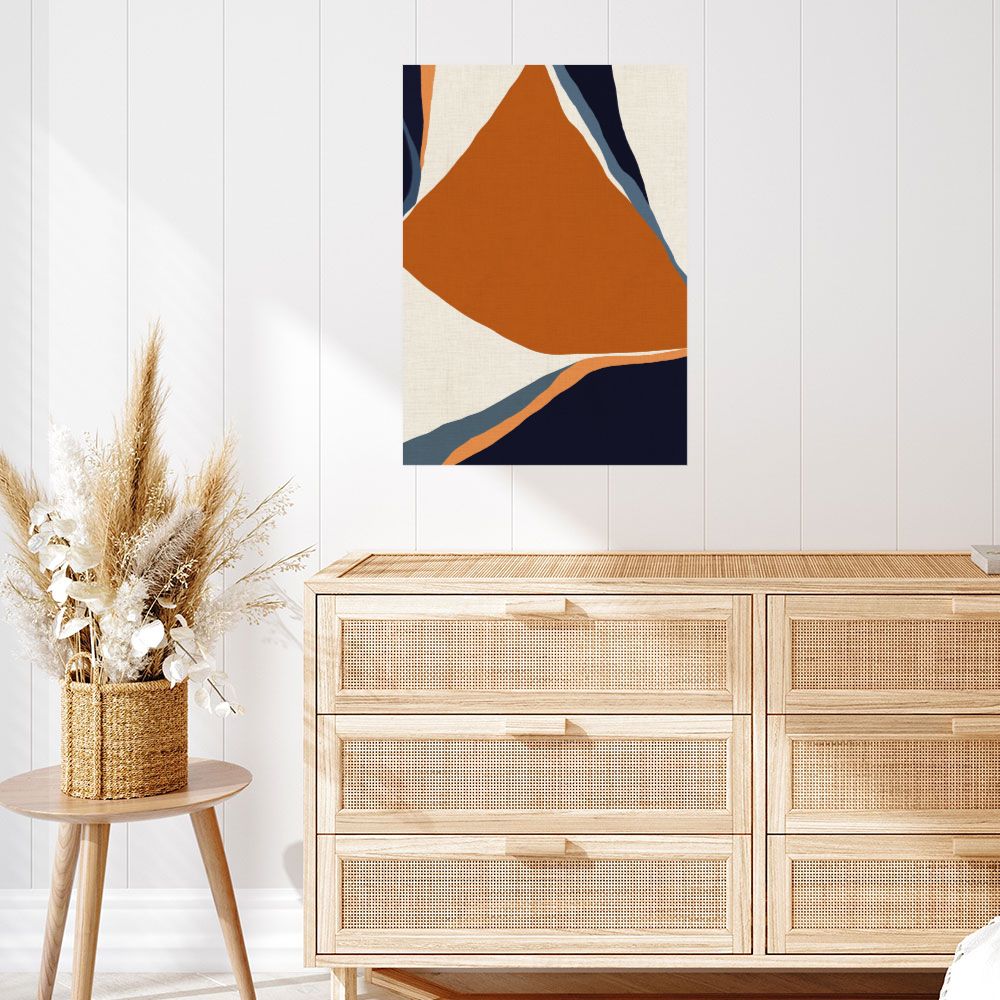 Affiche Formes abstraites vibrantes