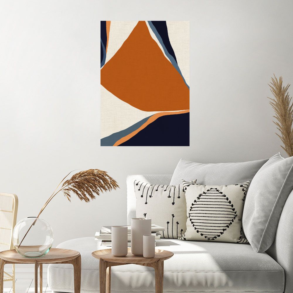 Affiche Formes abstraites vibrantes