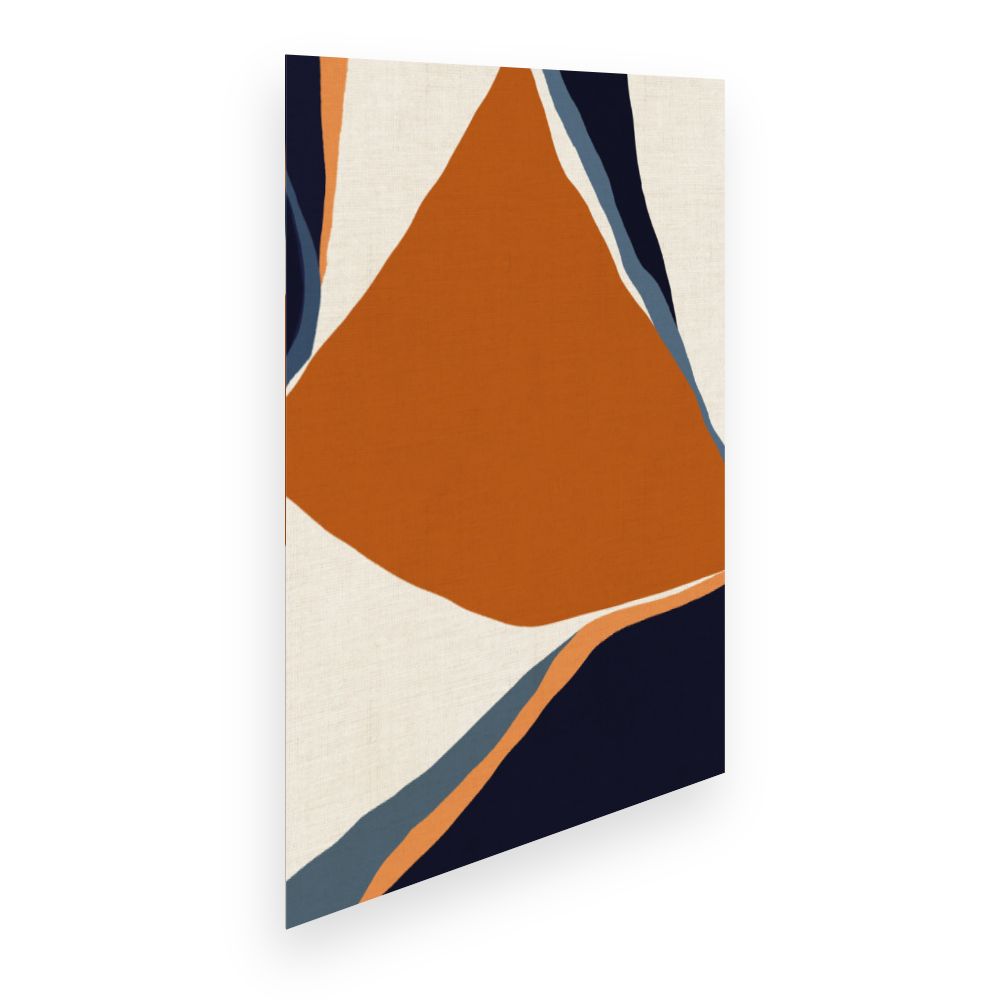Affiche Formes abstraites vibrantes