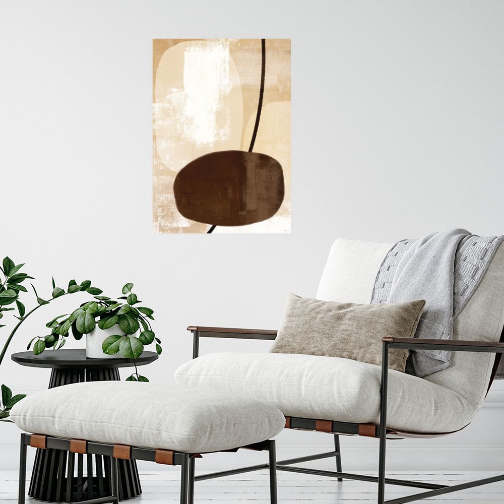 Affiche Formes abstraites apaisantes