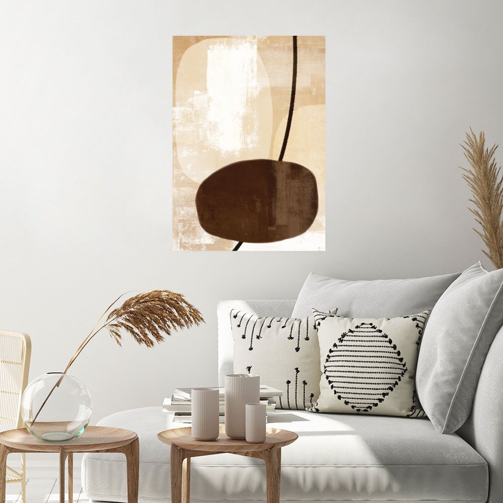 Affiche Formes abstraites apaisantes