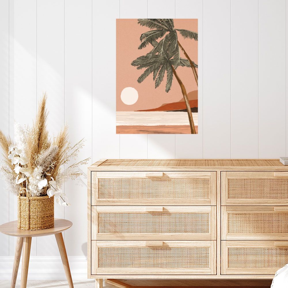 Affiche Palmiers paisibles