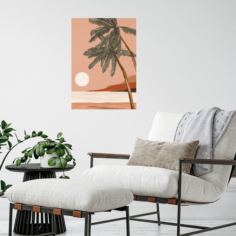 Affiche Palmiers paisibles