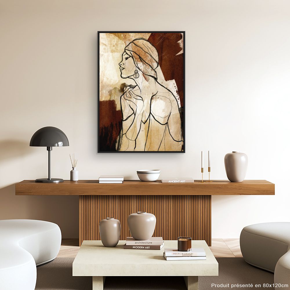 Tableau Silhouette élégante