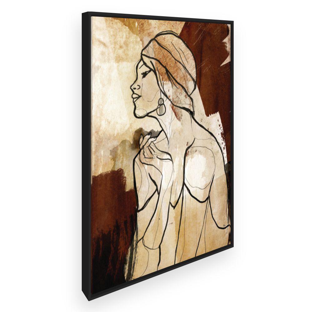 Toile Silhouette élégante