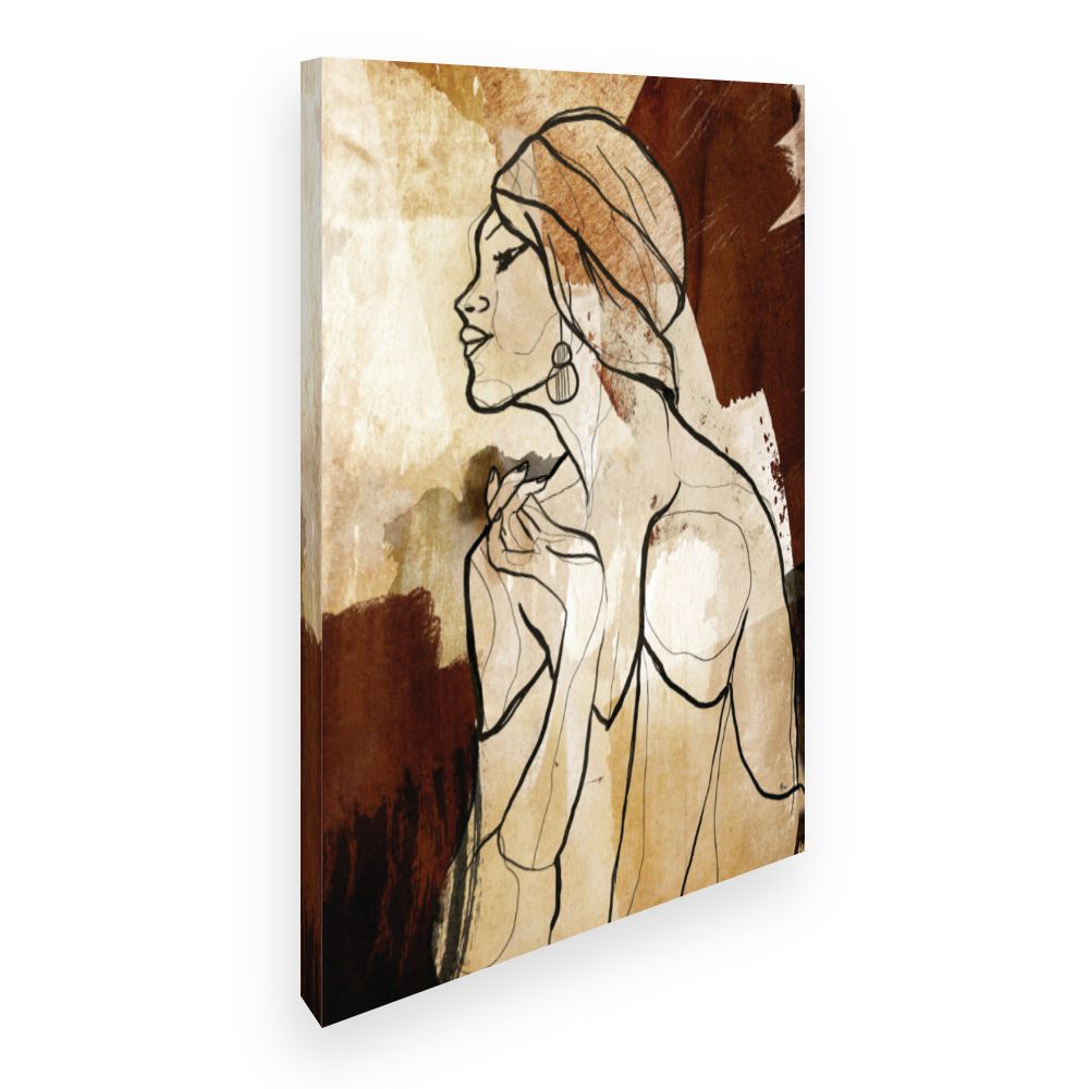 Toile Silhouette élégante